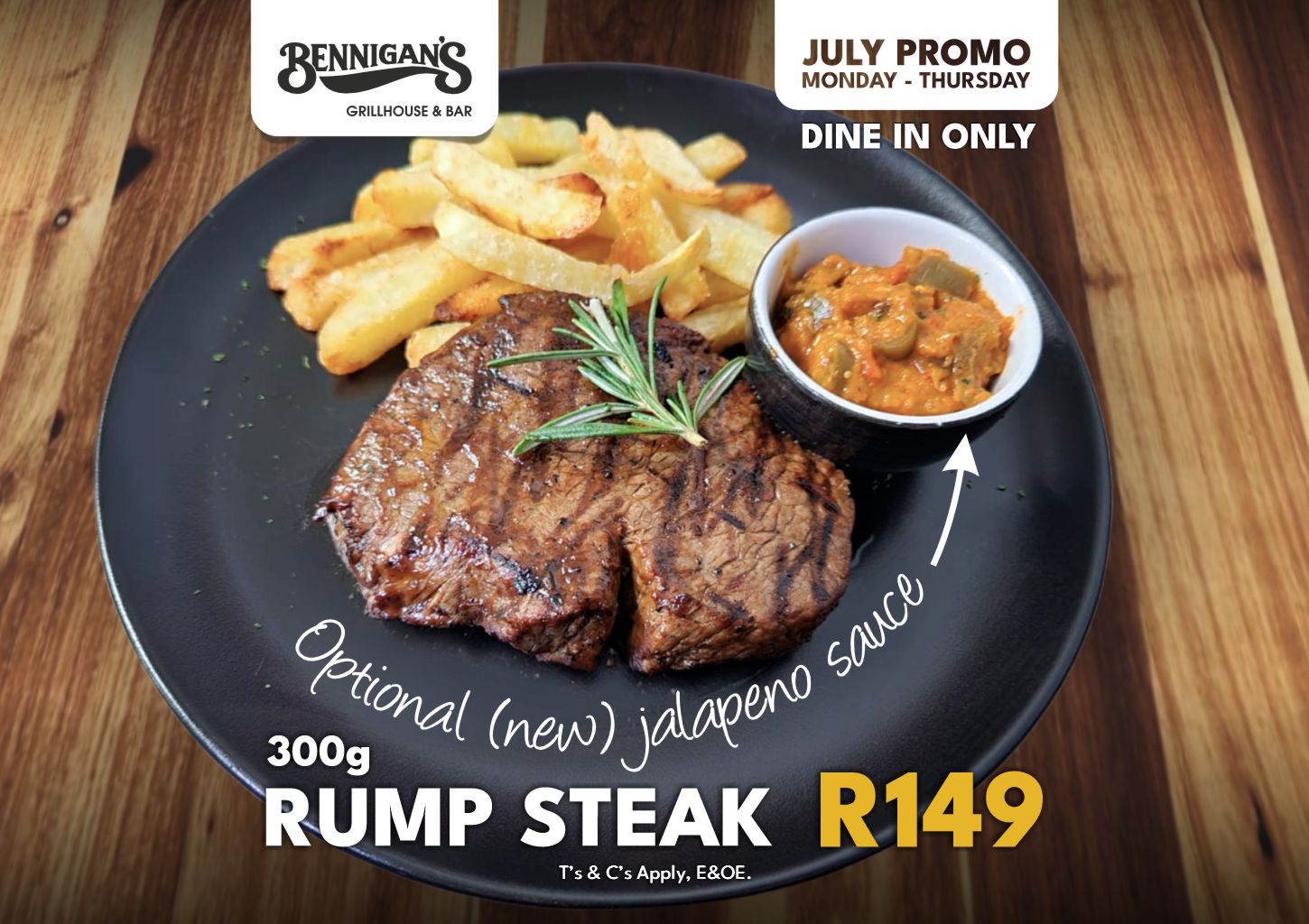 Online Collateral 300g Rump Promo July 2024 R149 Mon – Thur SMC Post